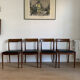 Chaises scandinaves en teck