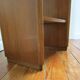 Side table, bedside table, vintage wooden shelf from the 1960s.