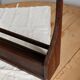 Vintage dark wood wall shelf