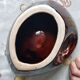 Decorative ceramic ashtray with empty pocket from Vallauris Vintage
