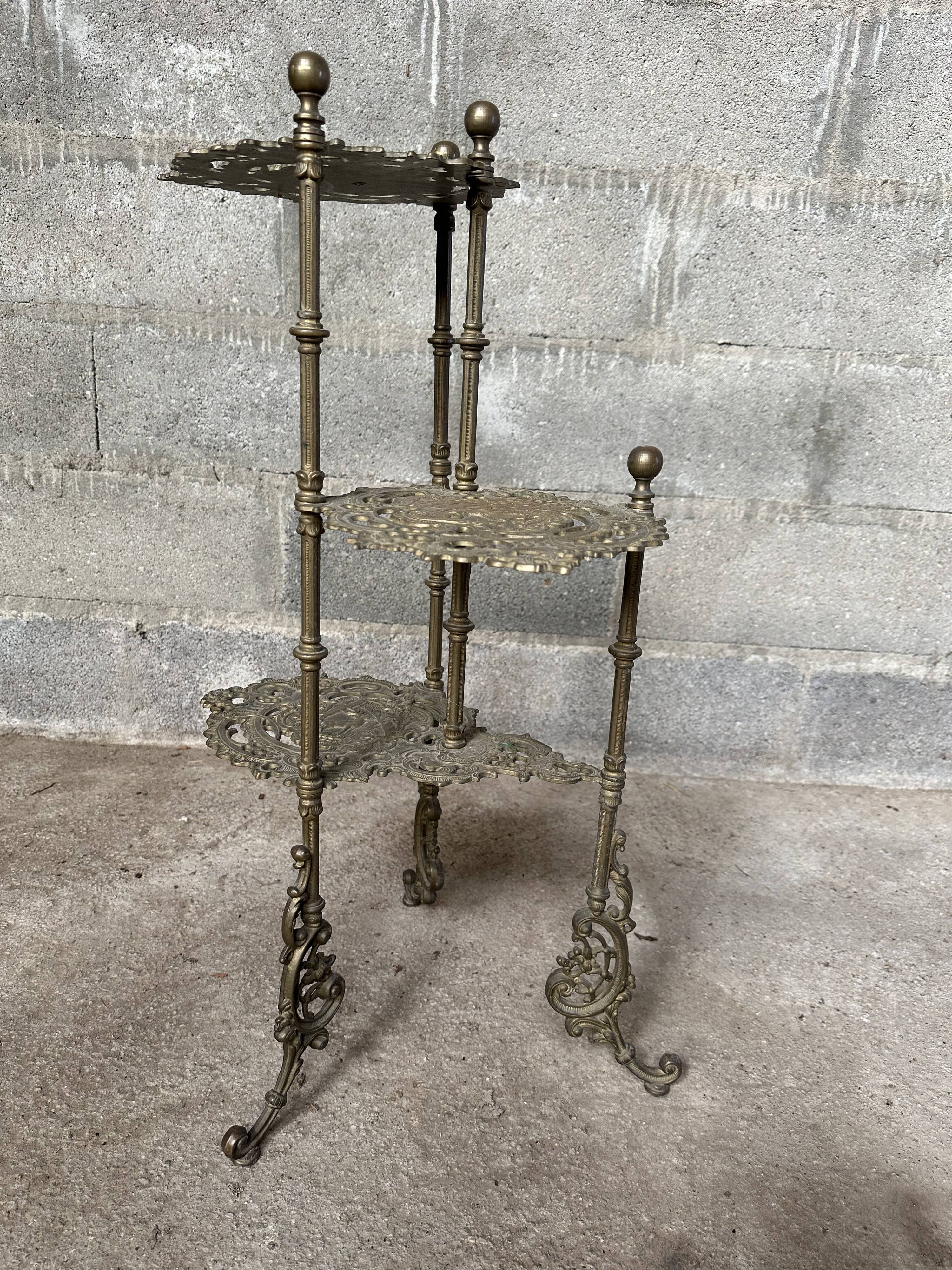 Vintage brass harness