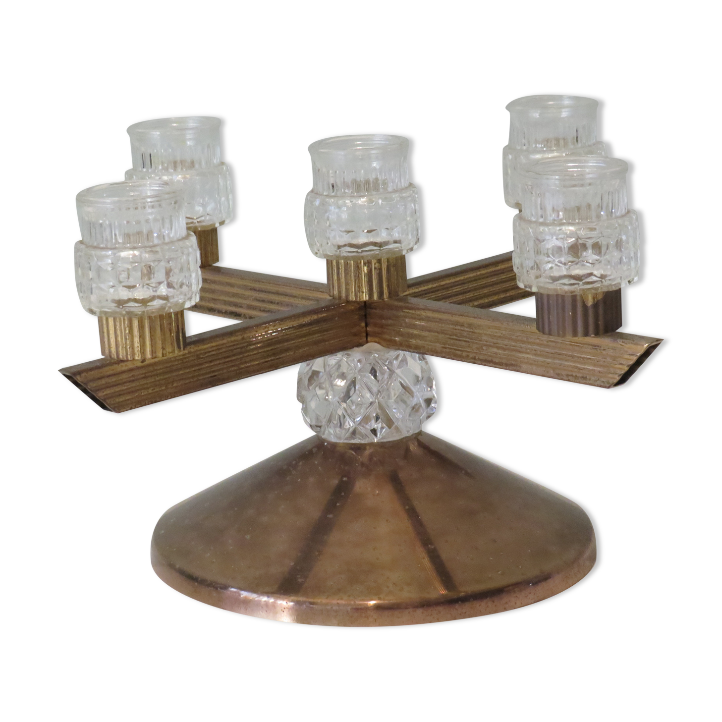 Art-Deco candlestick, Belgium 1930-1950