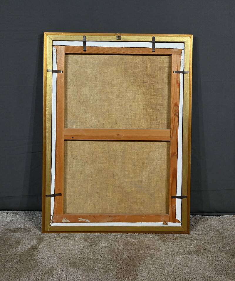 Important Oil on Canvas “La Tahitienne” signed Morillon – 1985