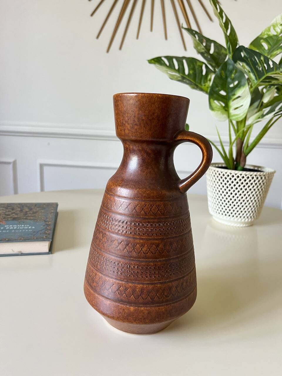 Vase West Germany brown