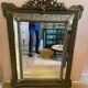 Bevelled mirror with gilded stucco parclose, from the Napoleon III period