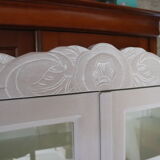 Glass library restyled linen cerusé