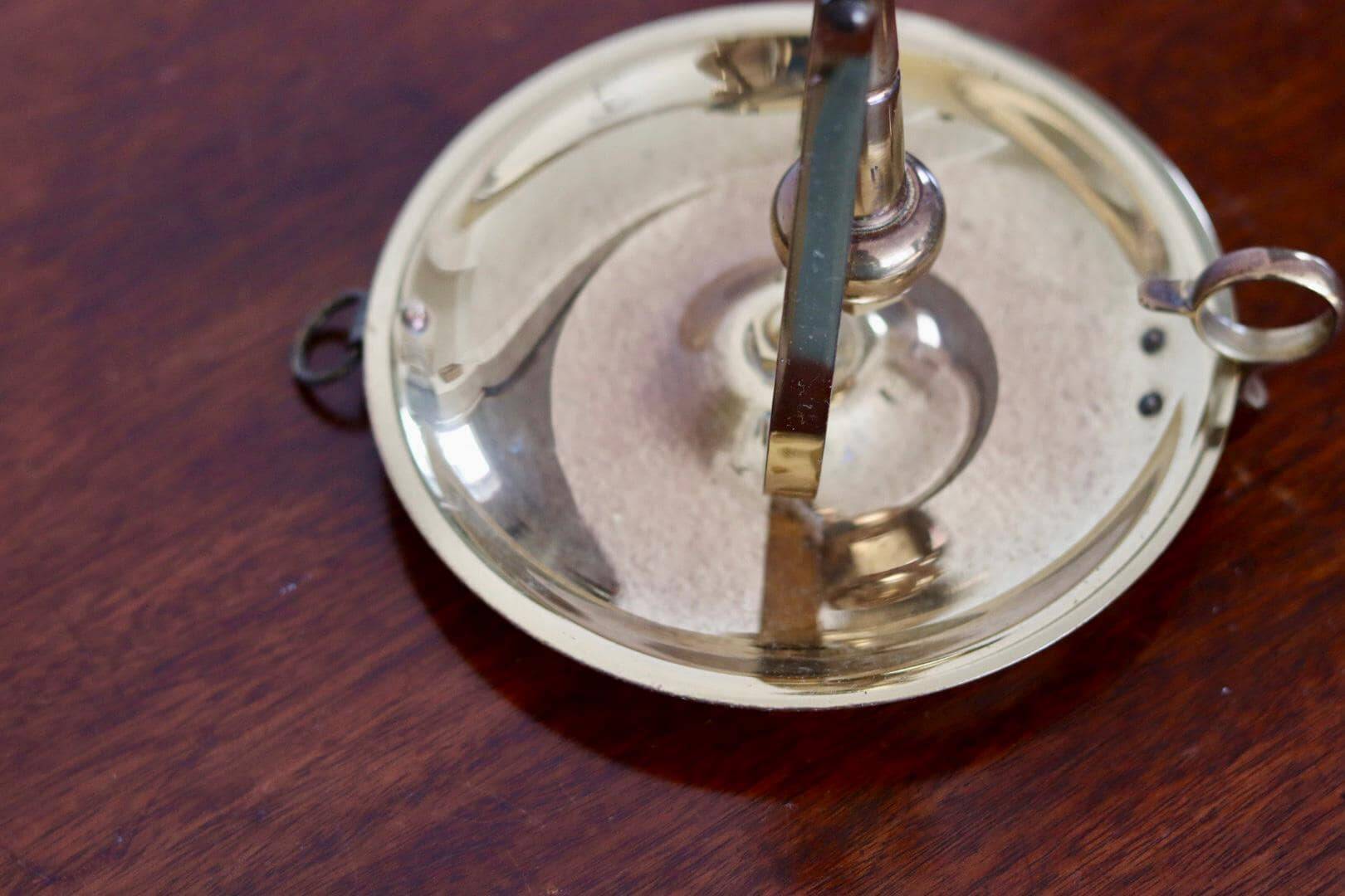 Swedish brass candlestick