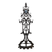 Cast iron coat rack for the cloakroom.