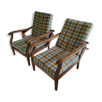 vintage armchair pair