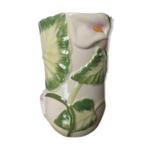 Vase motif floral en