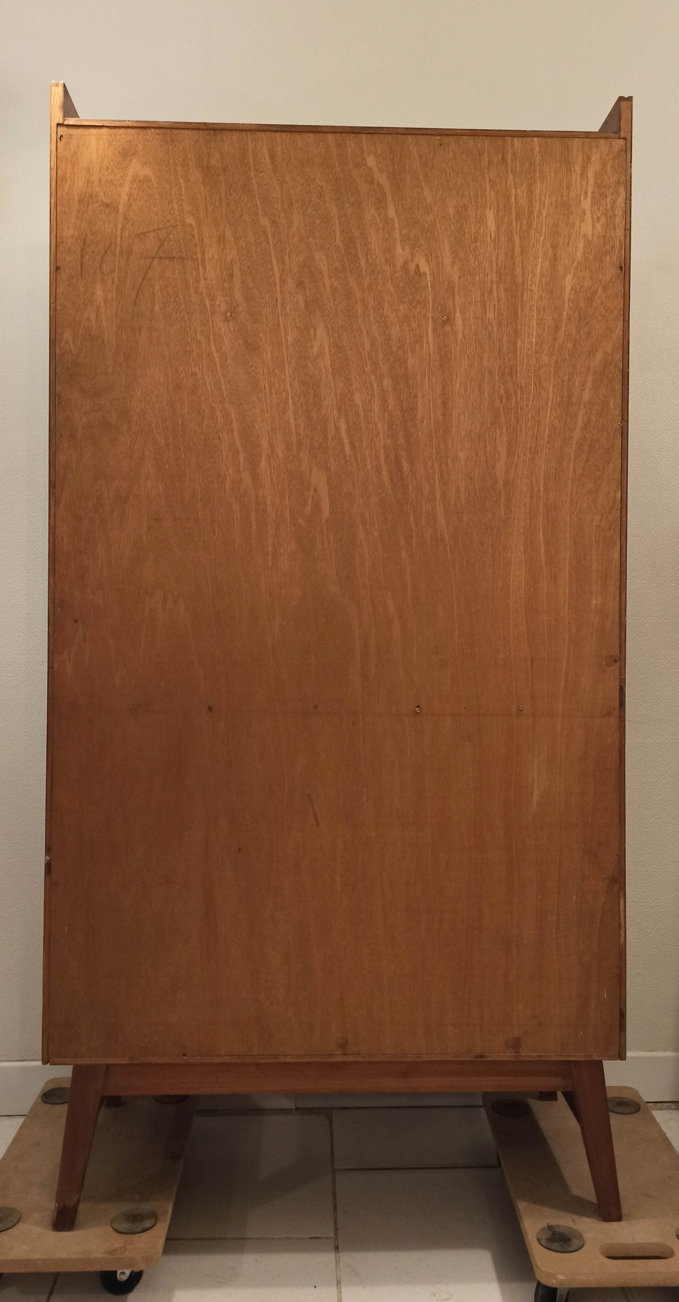 Vintage Secretary Scandinavian Style Sliding Doors