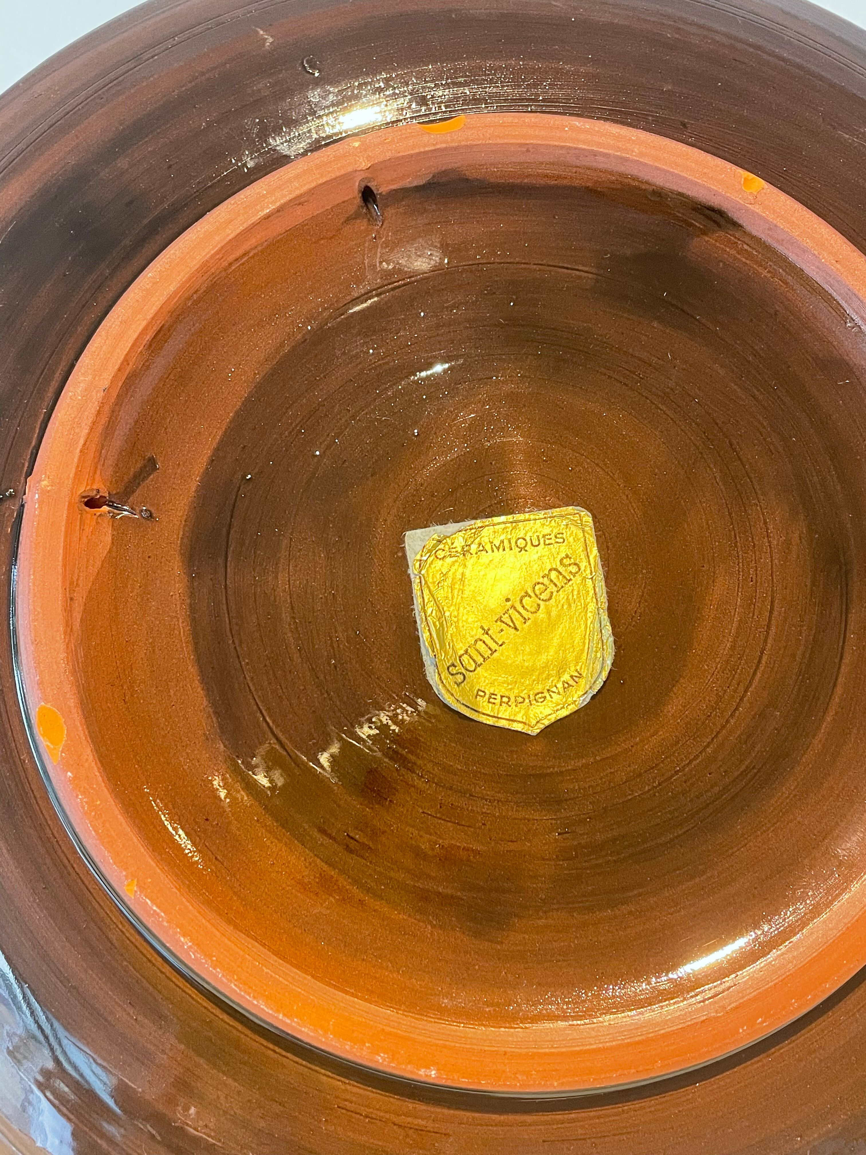 Ceramic plate St Vicens