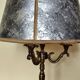 brass three-light bouillotte lamp, desk lamp