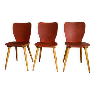 Set of 3 vintage chairs for Baumann