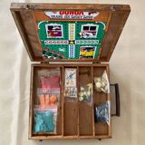 EURÊKA handcrafted games case from the early 20th century