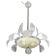 Art Deco Barovier e Toso Chandelier, Murano Glass, 1940s