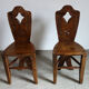 Chair folk art Queyras