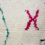 Handmade wool Berber rug 292 x 182 cm