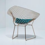 18K gold diamond chair Harry Bertoia for Knoll International USA