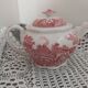 English porcelain teapot adams english scenic