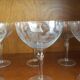 6 crystal champagne cups