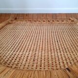 Rattan and wicker headboard