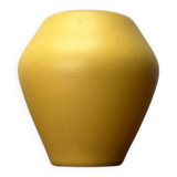 Small minimalist workshop pottery from mid-century in yellow by Bückeburg Keramik, 1960s.