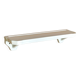Large Art Deco wall shelf in white porcelain, 1920s