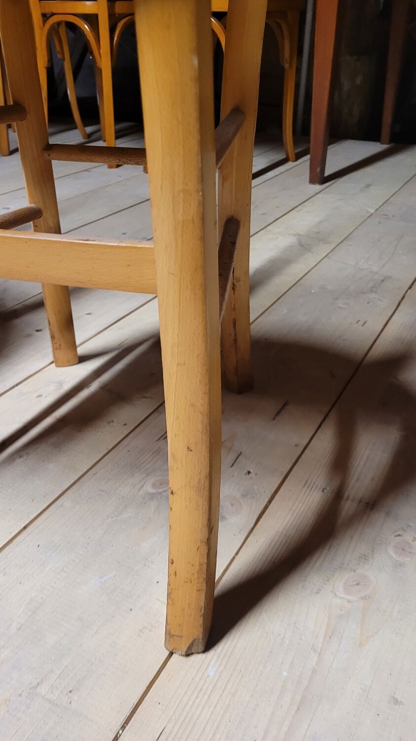 Pair of old bistro chairs, 1950s