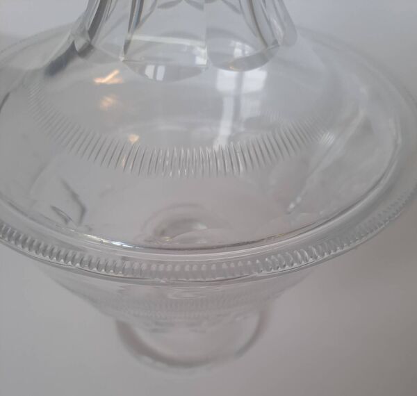 Drageoir en cristal Baccarat ou Saint Louis XIX ème