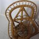 rattan doll chair