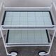 Vintage metal dessert trolley, openwork, 1950s.