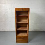 Vintage curtain file cabinet
