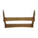 Vintage wooden wall shelve rack bookshelf in pinewood  minimalist design