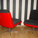 Pair of Dinna Veb Mobel Kombinat armchairs, Germany 1960s