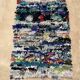 Colorful Boucherouite Moroccan rug - 136 x 203 cm