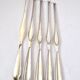 DEETJEN Set of 5 silver-plated lobster picks with pearl handle