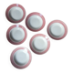Lot n°2 Six soup plates FB85 Badonviller