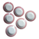 Lot n°2 Six soup plates FB85 Badonviller