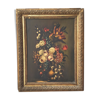 Canvas XL framed flowers 19th