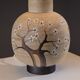 Rare Peter Müller ceramic table lamp produced by Sgrafo