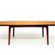 Narrow 1960s Danish Extending Table In Teak By Arne Hovmand Olsen
