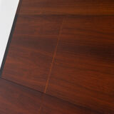 Extendable wooden dining table, manufactured by Lübke, Germany