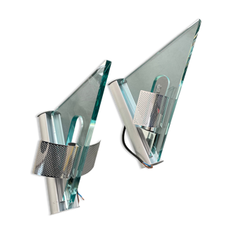 Lot de 2 appliques icaro de Carlo Forcoloni, Artemide