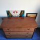 Commode en rotin et bambou