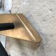 Pair of vintage metal and brass sconces