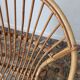 Trio de fauteuils rotin vintage