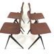 Vintage set of four Galvanitas S22 school chairs in the Netherlands