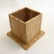 Cache-pot carré en travertin