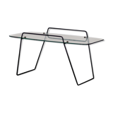 Modernist glass coffee table